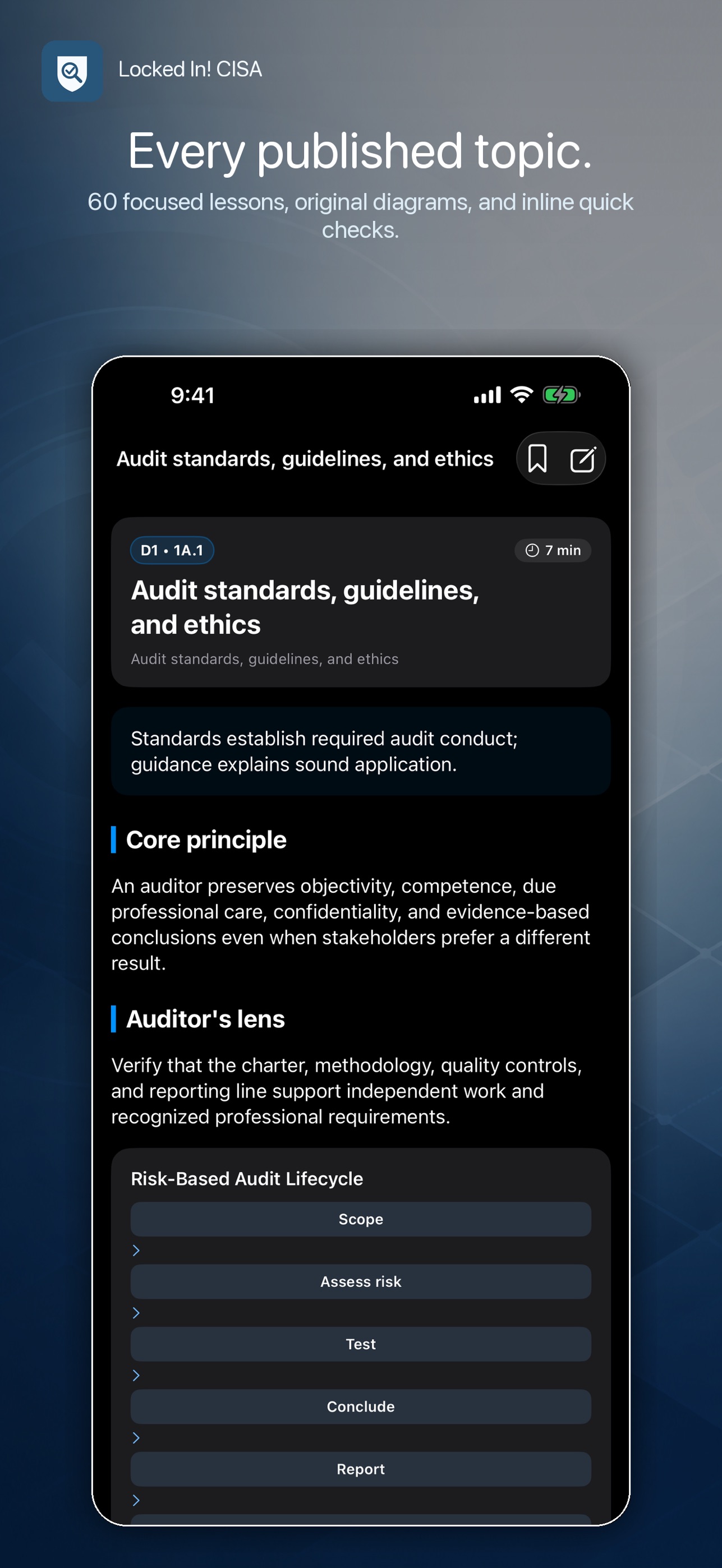 Screenshot 2 of Locked In: Prep for CISA