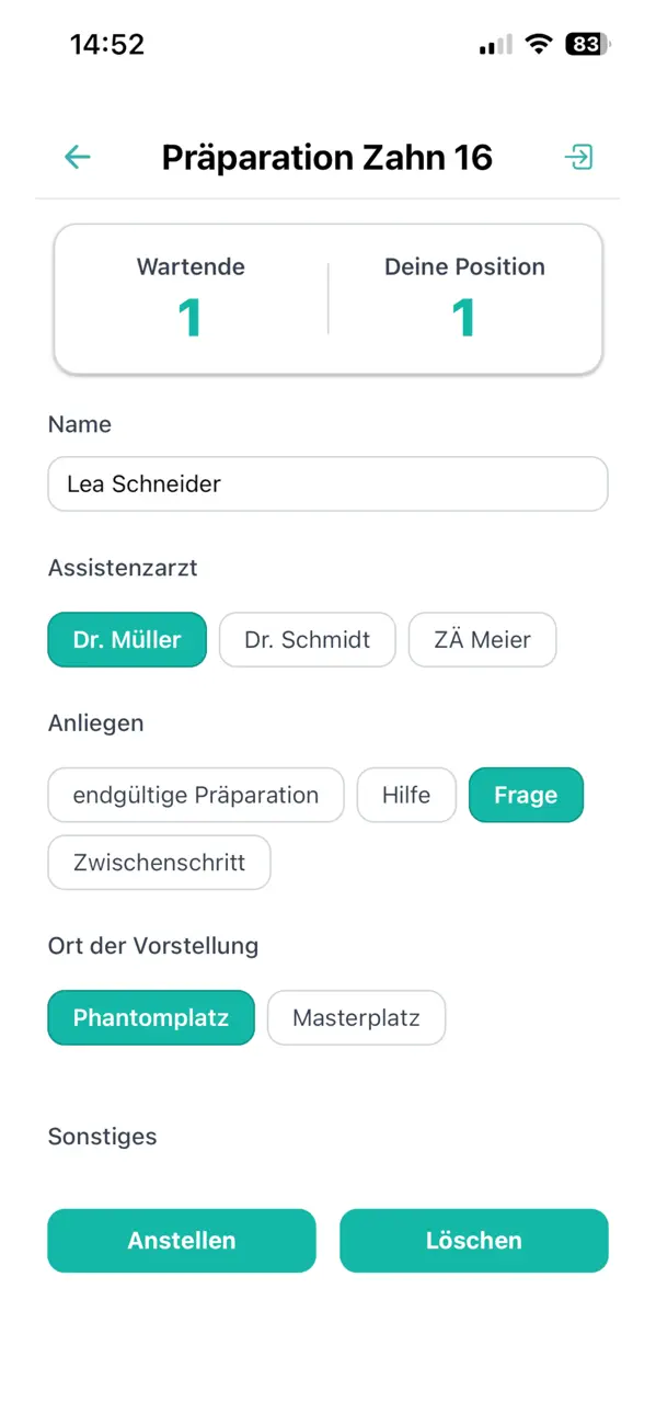 #6. DentQueue (iOS) De: Helge Roepke