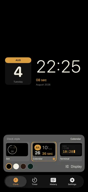 Immersive Clock screenshot 1