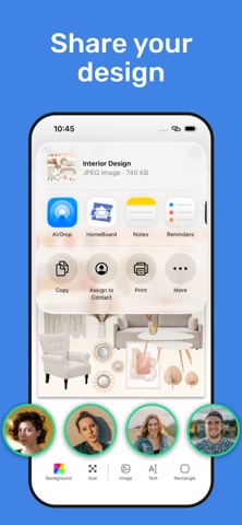 MoodBoard maker iPhone screenshot