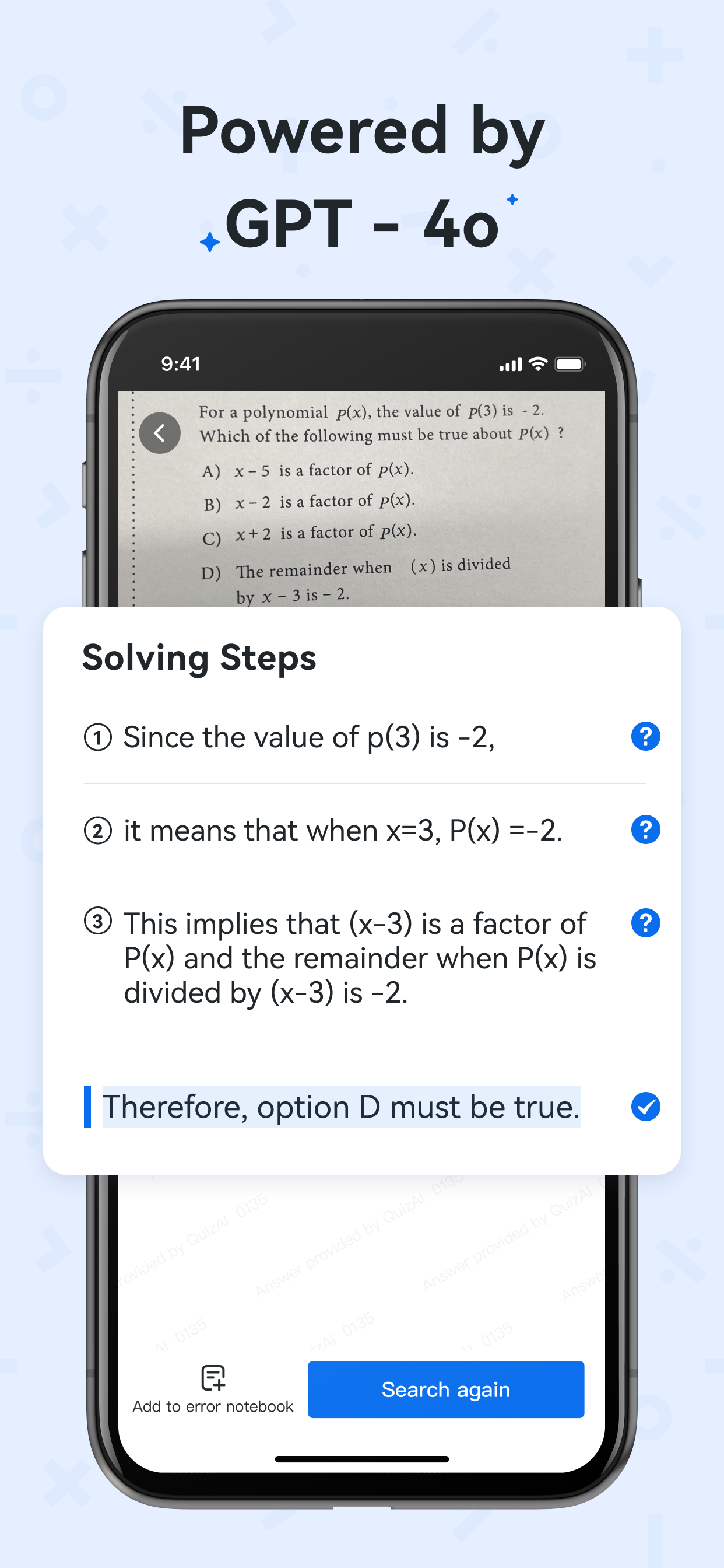 Math Solver by Quizmath