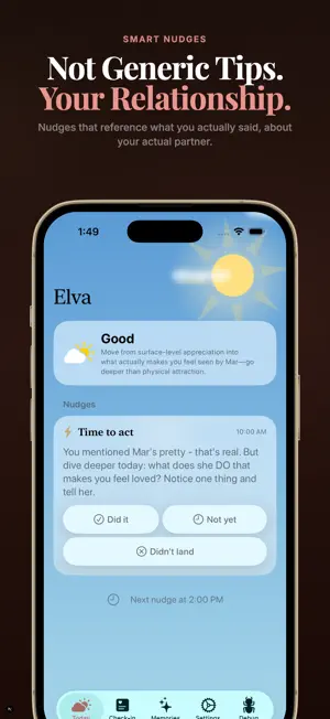 Couple Check-In & Coach: Elva screenshot 2