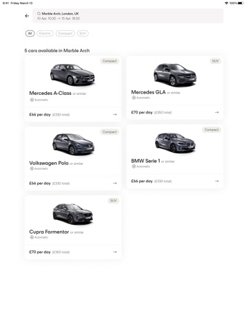Virtuo: hassle-free car rental ipad screenshot 2
