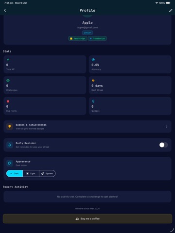 Async Learn iPad screenshot