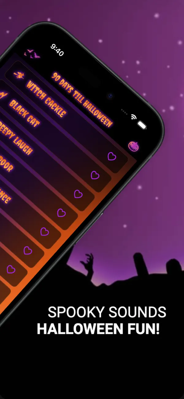 Screenshot #2 pour Spooky Halloween Sounds