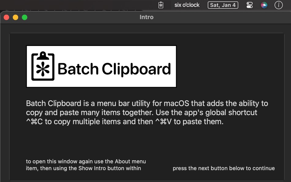 #1. Batch Clipboard (macOS) 由: John Houston