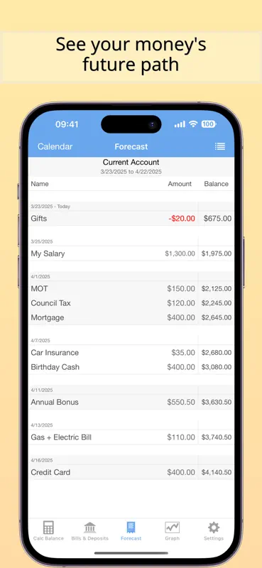Balance Guide: Bills Forecast screenshot 3 of 6