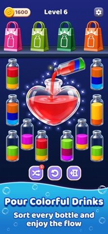 Color Pour Sort: 3D Puzzle Screenshot 1 of 5