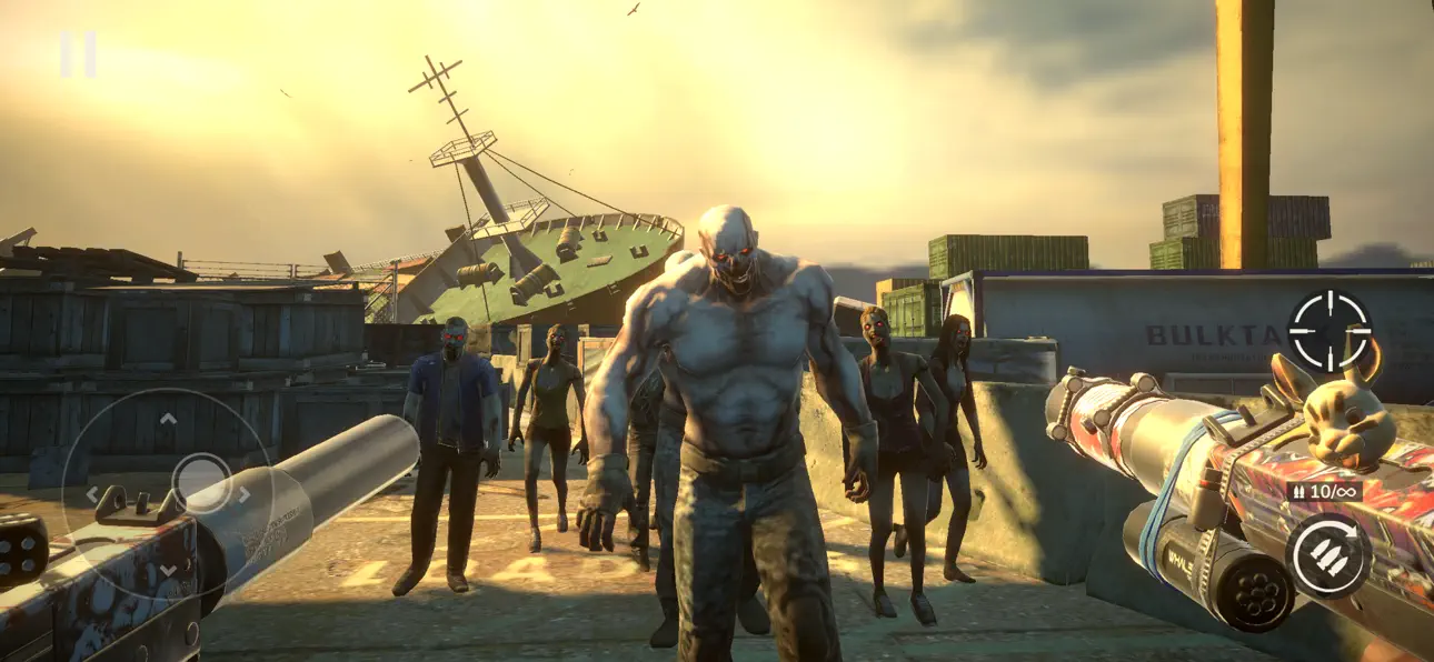 Zombie Harbor: FPS Zombie Game Hack screenshot 2 - iOS game interface