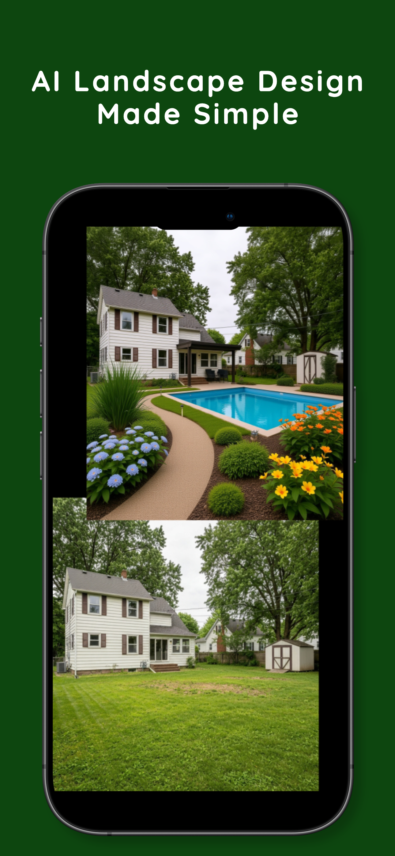 AI landscape design - YardAI