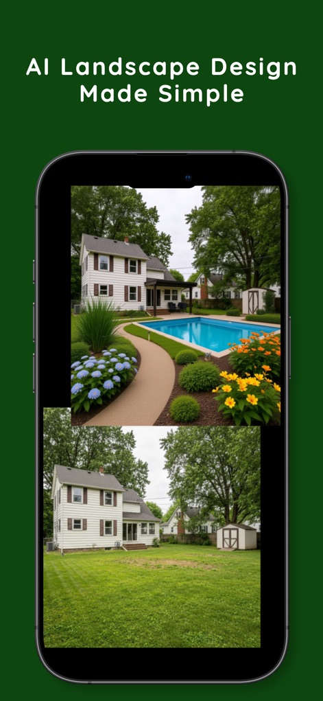 AI landscape design - YardAI - Graphics & Design App | MWM