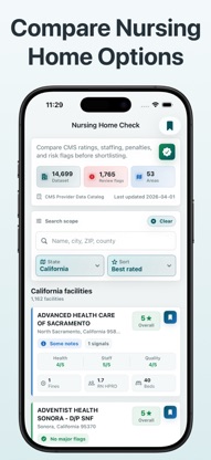 Nursing Home Check screenshot 1