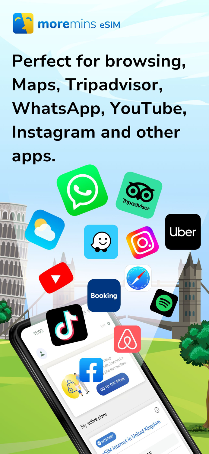 MoreMins eSIM Cheap Data