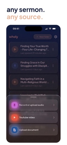 Wholy: Sermon Summary & Notes screenshot