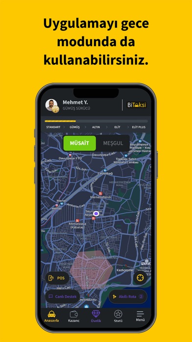 Bitaksi Sürücü Uygulaması Screenshot