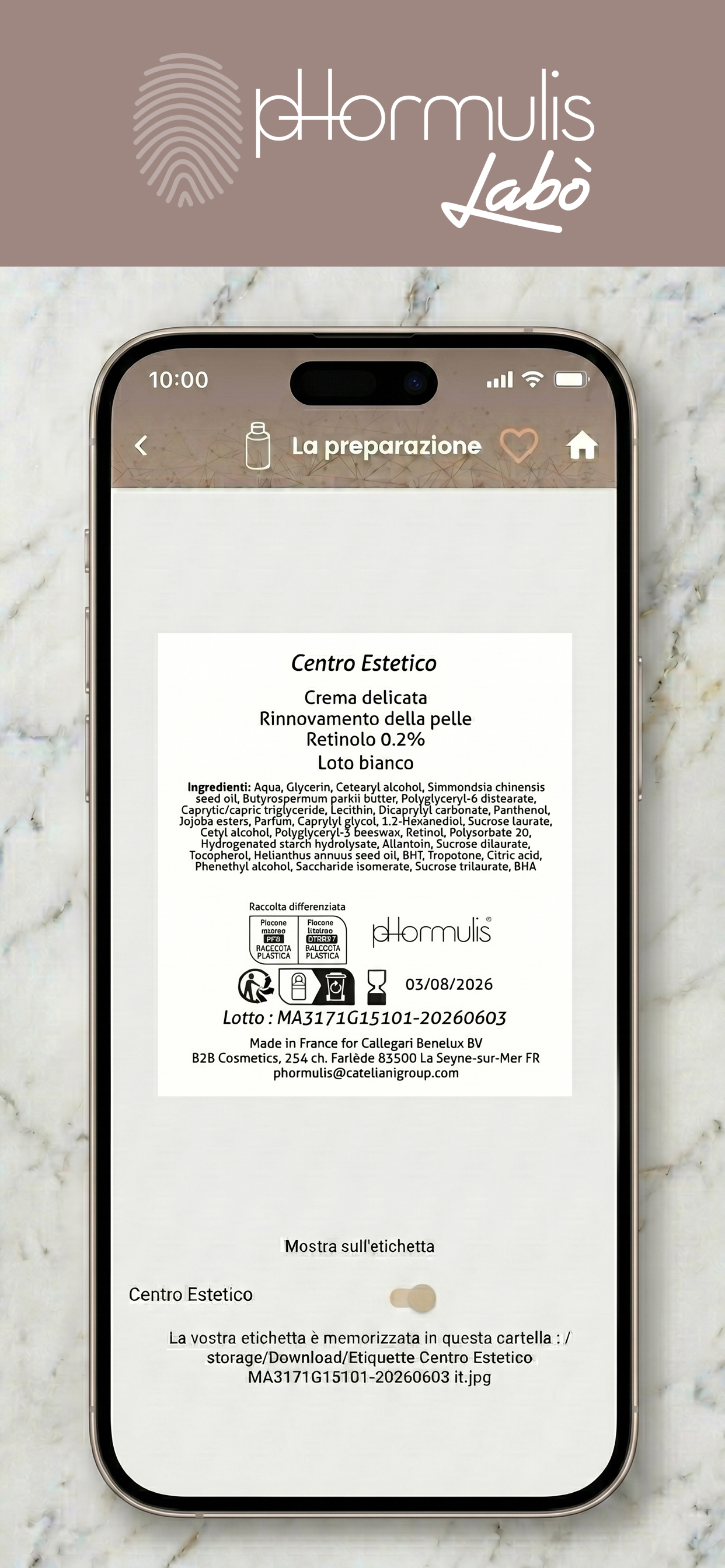 pHormulis Labò screenshot 4
