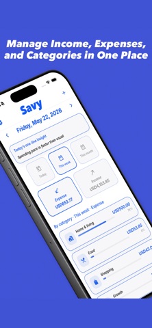 Savy: Smart AI Money Tracker Screenshot 2 of 6