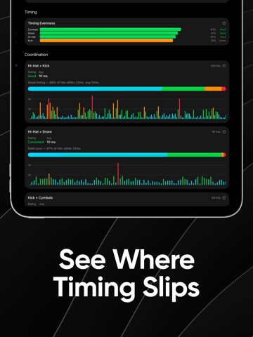 Herta - Drum Practice Tracker iPad screenshot