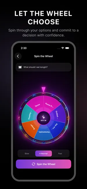 SpinChoice – AI Wheel Decider screenshot 2