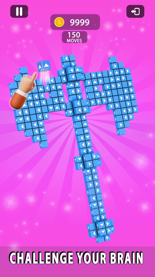 #5. Tap Away 3D Block Puzzle Fun (iOS) 由: Qaisar Rehman