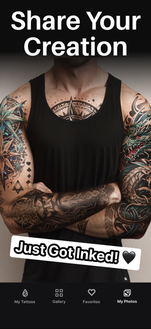 ‎INKHUNTER - AI Tattoo Design Screenshot