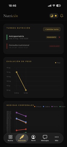 Aesthetic Gym App screenshot