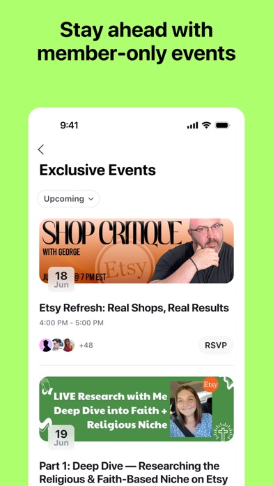 Printify Sellers Club iPhone screenshot 3 - Education app