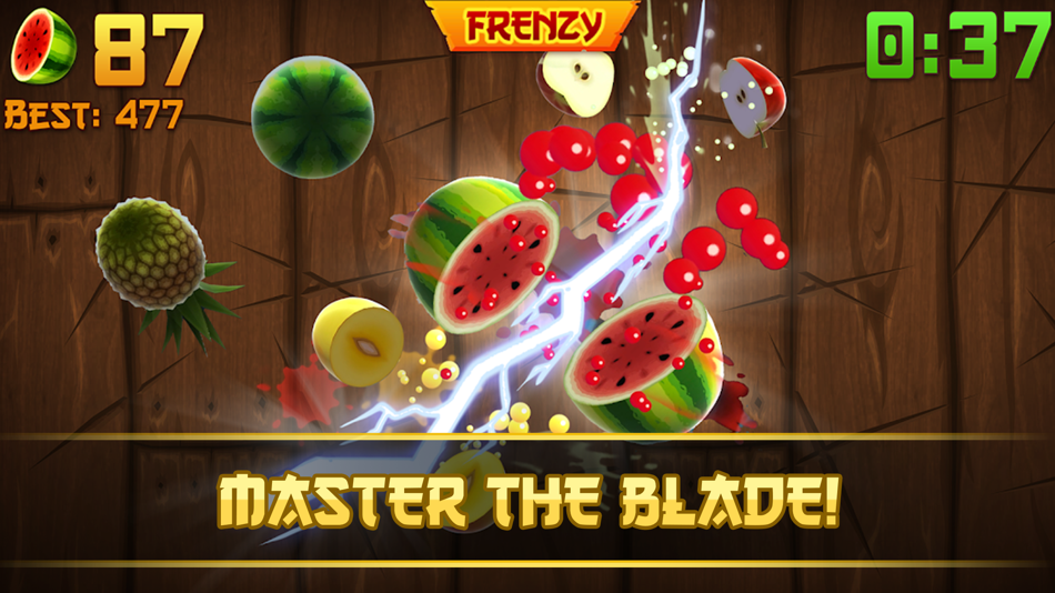 #1. Fruit Ninja® (iOS) 由: Halfbrick Studios