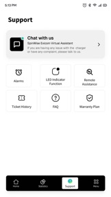 SPIN EV Charging App screenshot