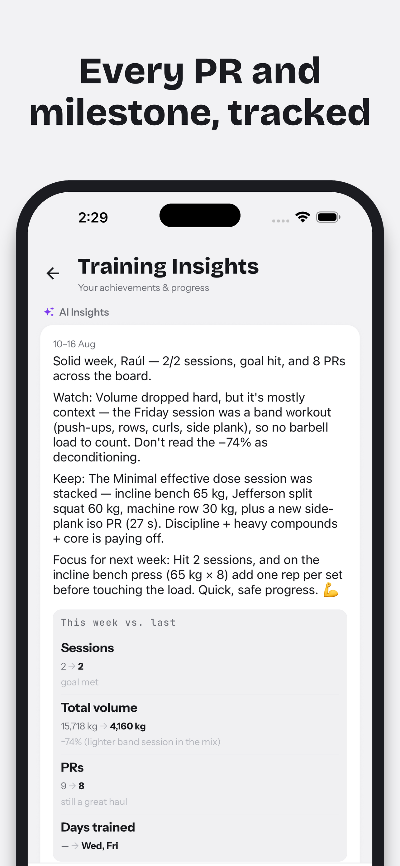 Plyox: Workout Tracker Gym Log screenshot 6