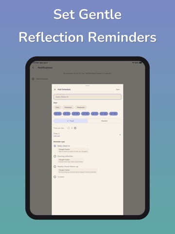 Thought Tracker CBT iPad screenshot