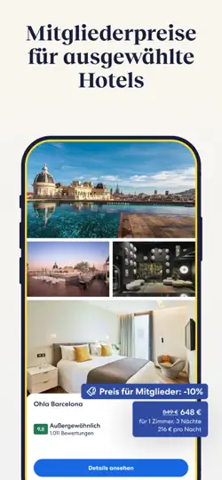 Screenshot von Expedia: Reise, Hotel, Flug auf dem iPhone 4