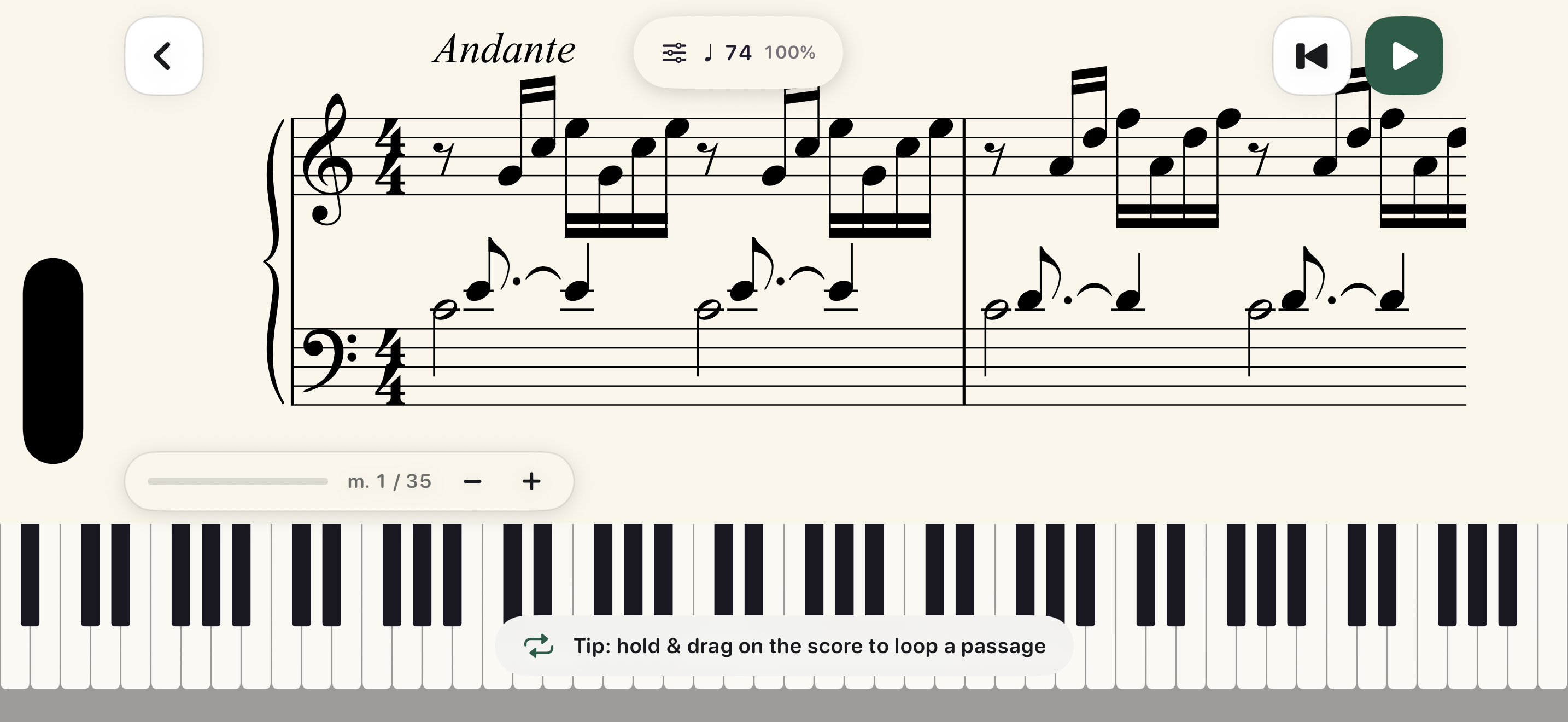 PlayPiano Practice screenshot 2