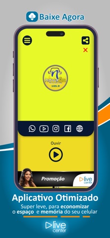 Rádio Nova FM 105 screenshot