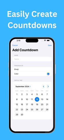 Count Me In: Shared Countdowns screenshot