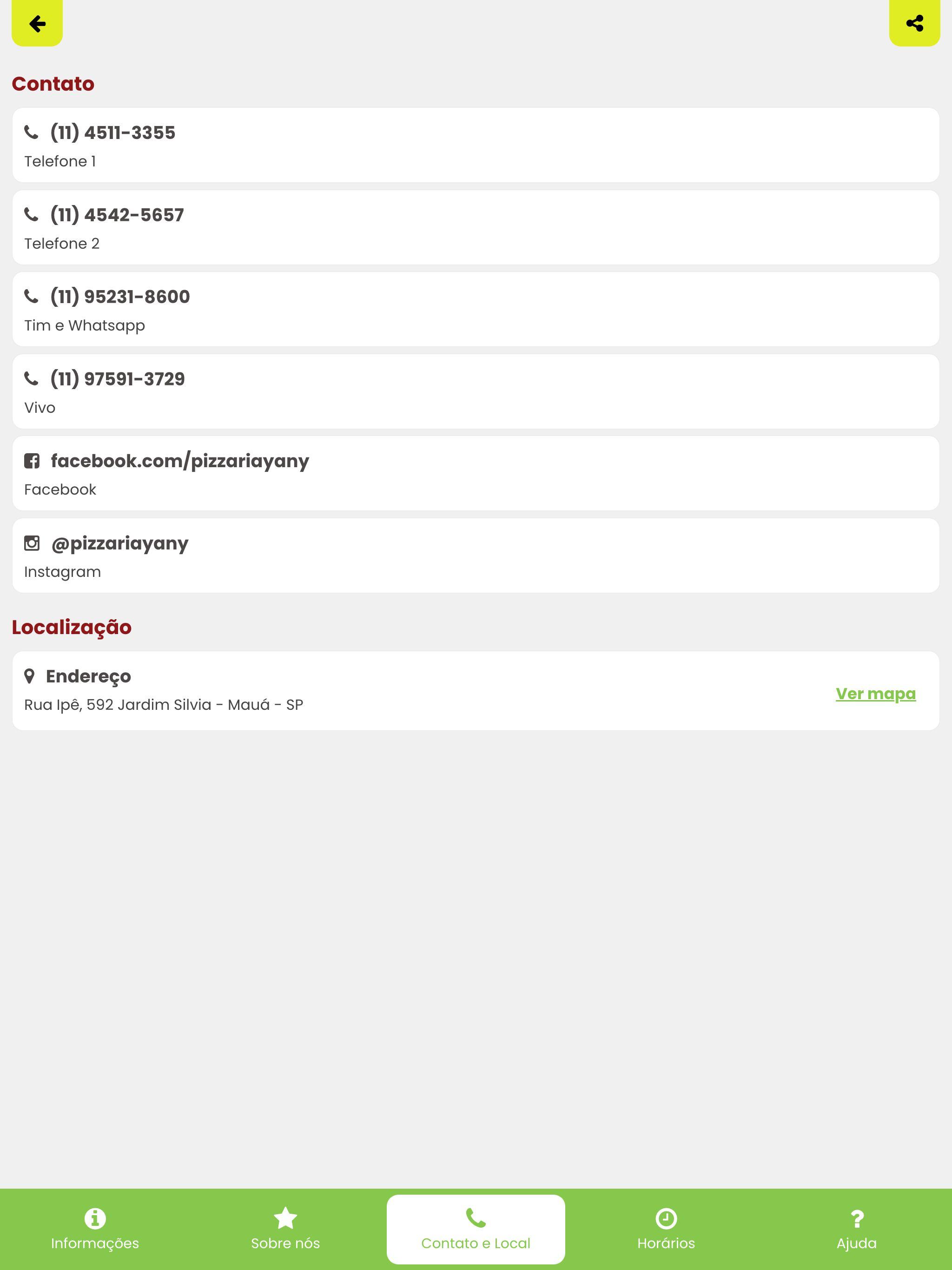 Pizzaria Yany screenshot 6