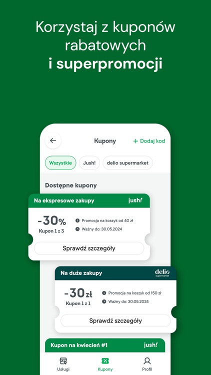 Żabka Jush - zakupy z dostawą