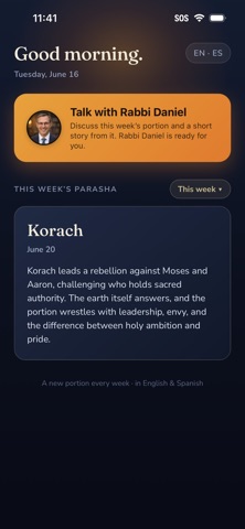Parashat HaShavua: R. Daniel Screenshot 4 of 4