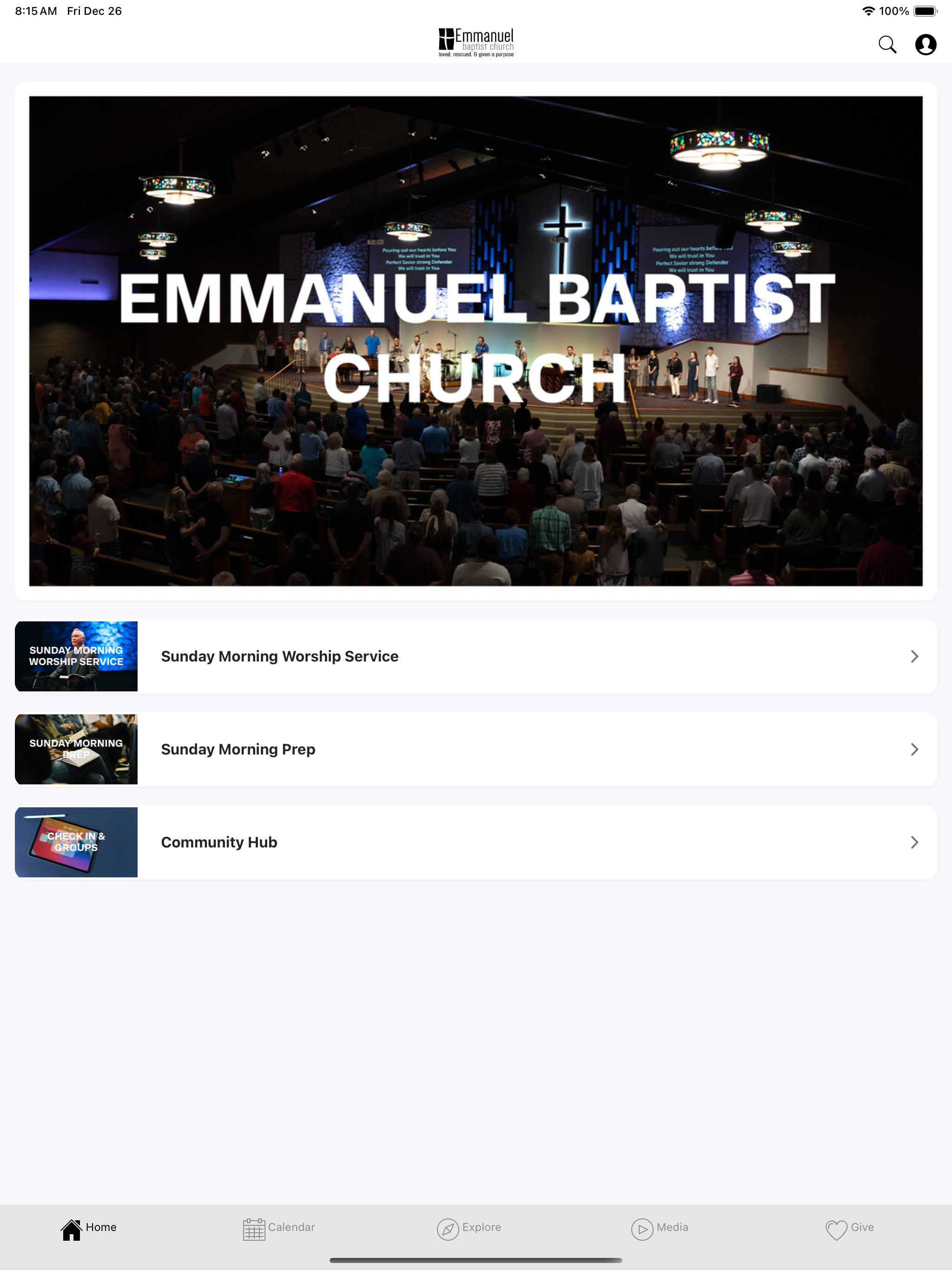 Emmanuel Baptist Church Toledo screenshot 4