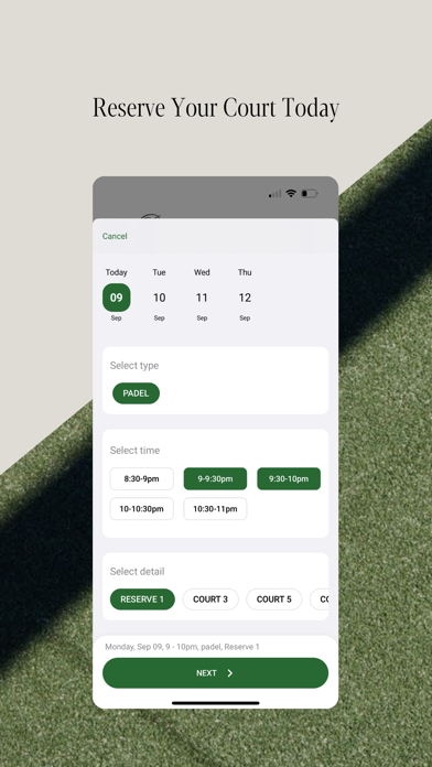 Reserve Padel | USA Screenshot