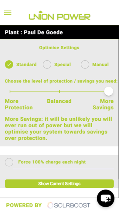 Screenshot 4 of Union Power Optimise App