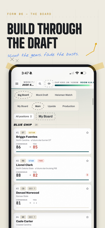 Gridiron GM App Store screenshot 6
