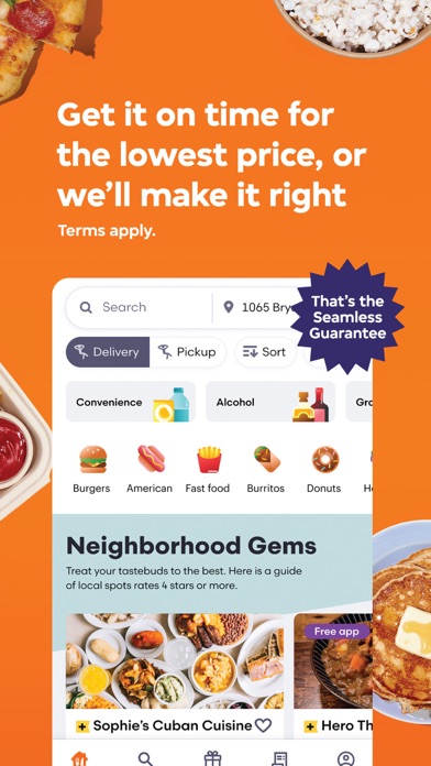 Seamless: Local Food Delivery Screenshot