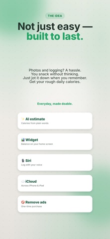 TabeMemo: Calorie Tracker iPhone screenshot