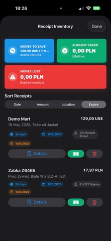 App screenshot