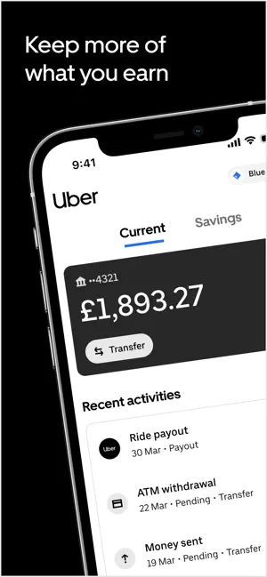 Uber Pro Card iPhone screenshot 1