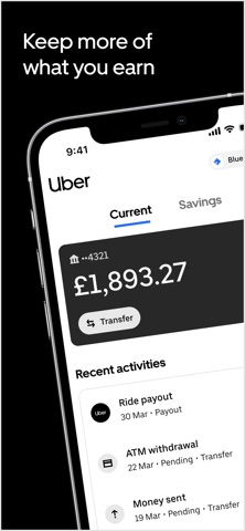 Uber Pro Card iPhone screenshot 1