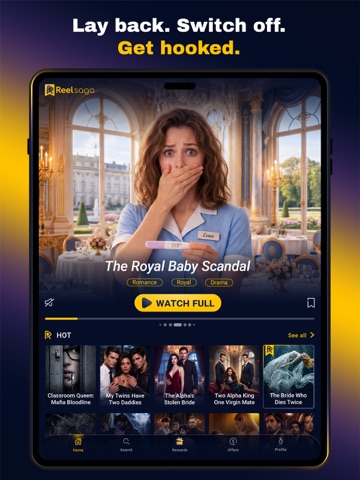 ReelSaga: Short Drama Series iPad screenshot