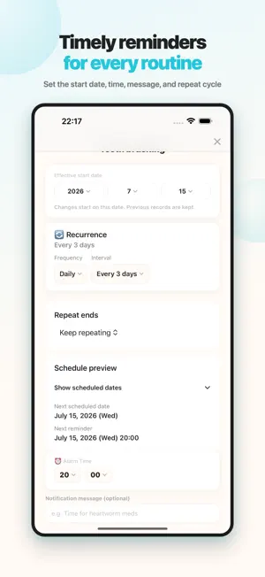 RINGRING - Pet Care Reminders screenshot 4