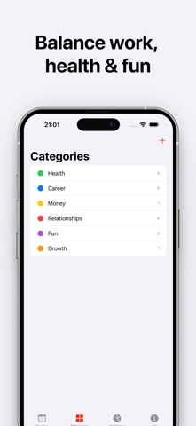 Day Planner: Balance Your Life iPhone screenshot